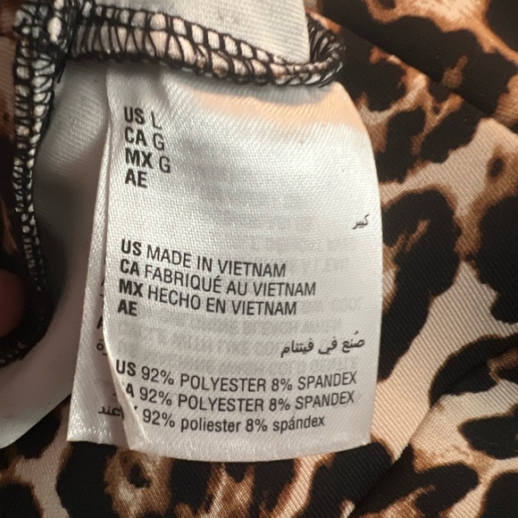 INC Women’s Leopard Pencil Skirt - New With Tags - Picture 4 of 4